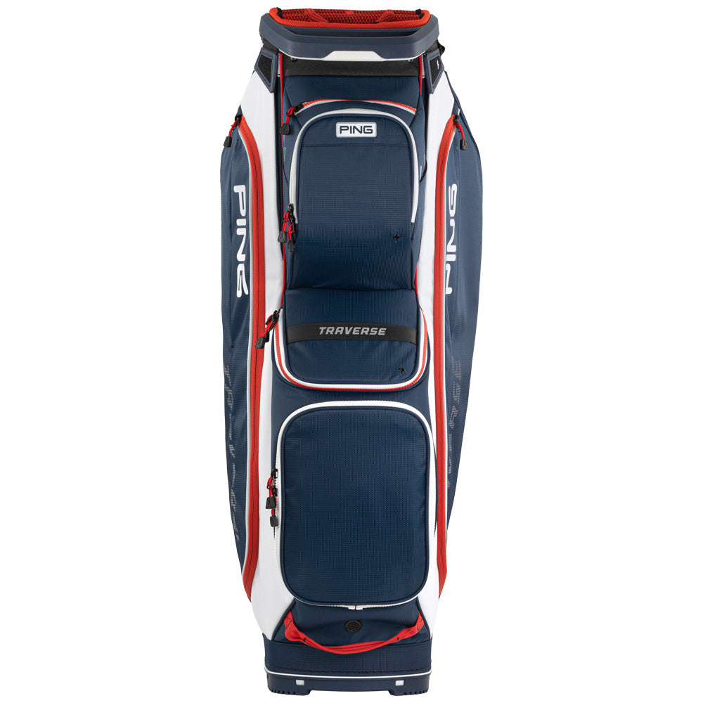 Ping Traverse 244 Cart Bag – Navy/White/Red