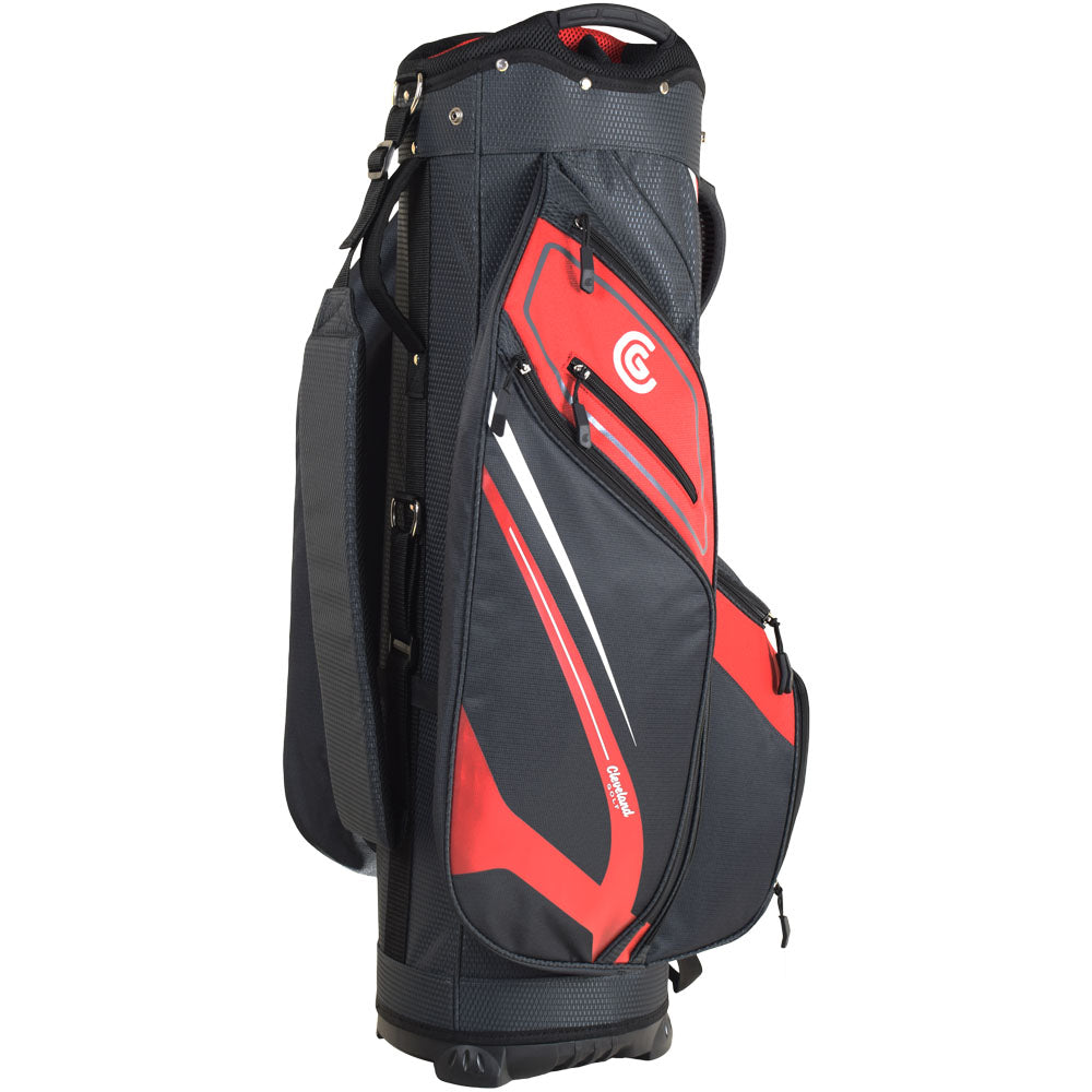 Cleveland Golf Friday 3 Cart Bag – Red/Charcoal
