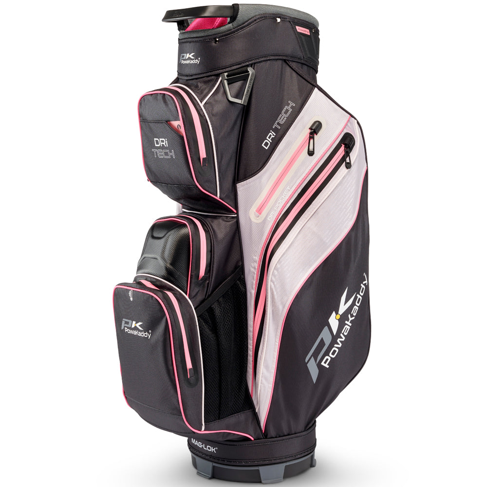 PowaKaddy Dri-TECH Waterproof Cart Bag –  Black/Pink