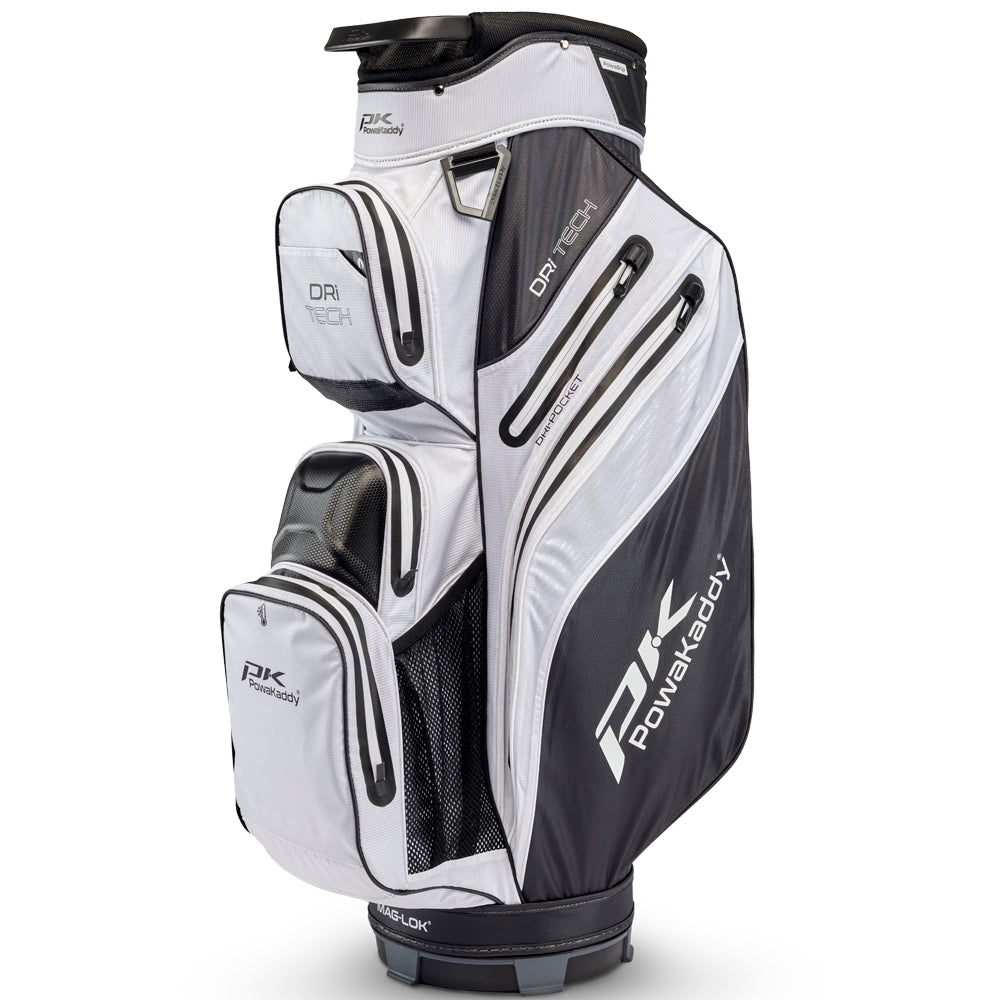 PowaKaddy Dri-TECH Waterproof Cart Bag –  White/Black