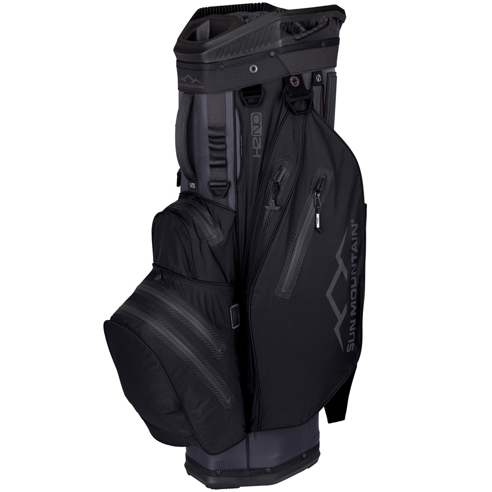 Sun Mountain H2NO Lite Waterproof Cart Bag – Steel/Black