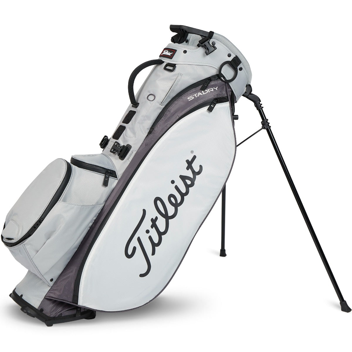 Titleist Players 5 StaDry Waterproof Stand Bag – Grey/Graphite/White