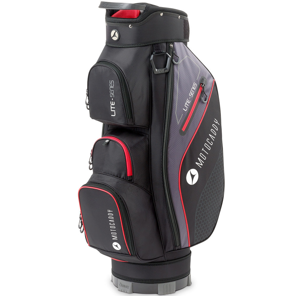 Motocaddy Lite Series Cart Bag – Black/Red