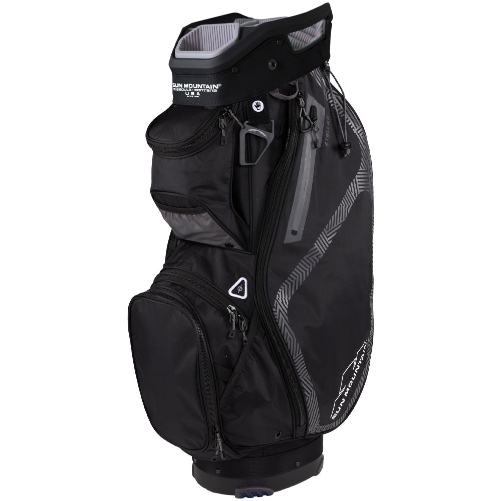Sun Mountain Stellar Cart Bag – Black/Gunmetal/Cadet