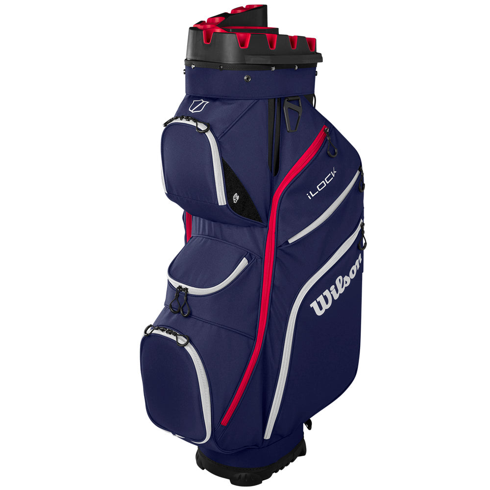 Wilson I-Lock Cart Bag – Navy/White/Red