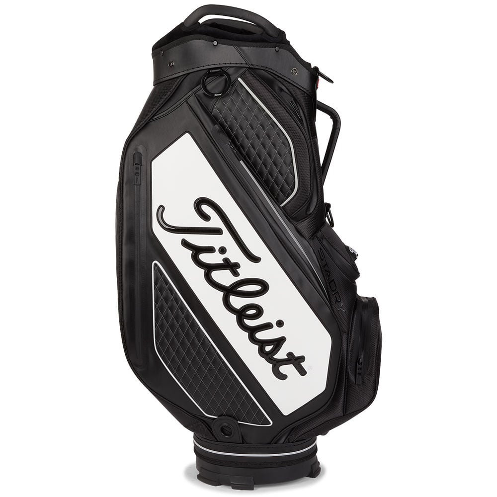 Titleist Tour Series Premium StaDry Waterproof Cart Bag – Black/White