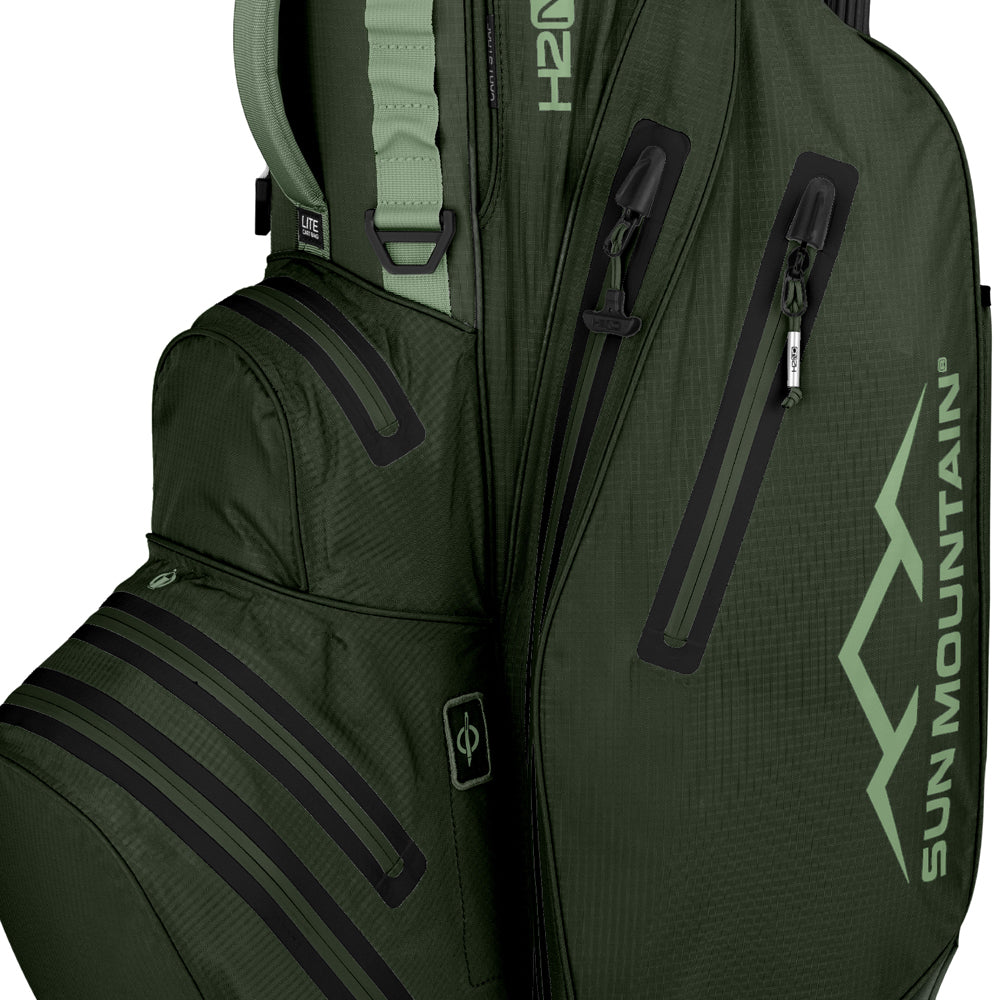 Sun Mountain H2NO Lite Waterproof Cart Bag – Fairway/Camp