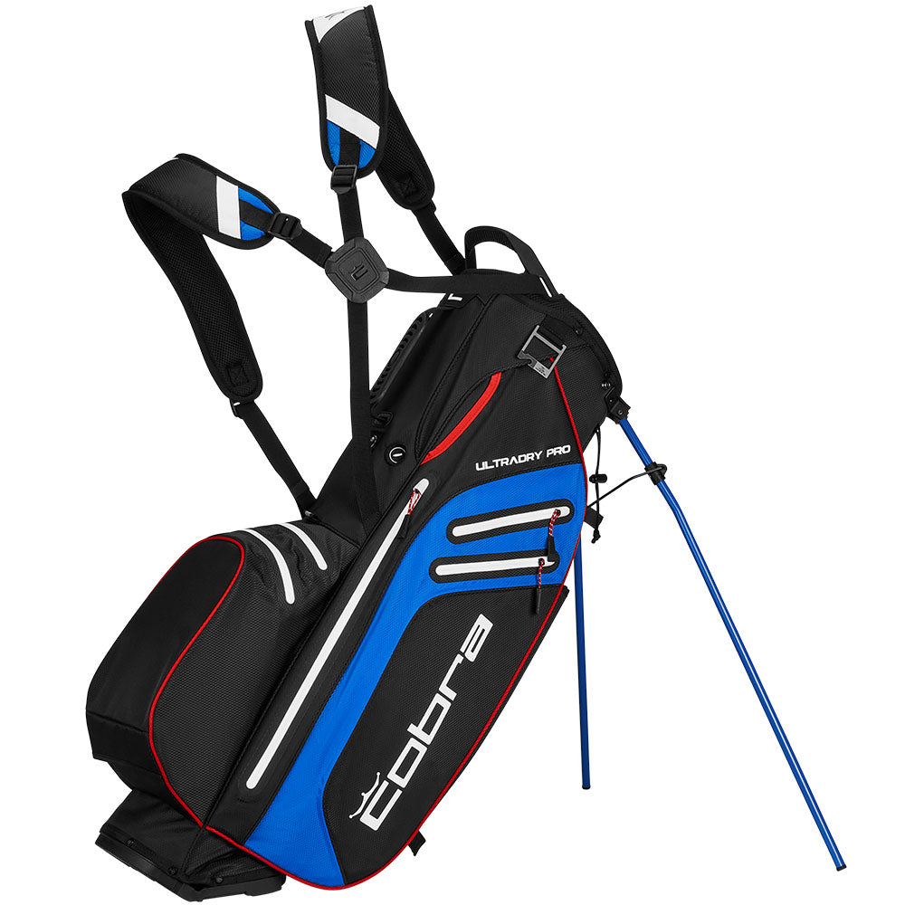 Cobra Ultradry Pro Waterproof Stand Bag – Puma Black/Electric Blue