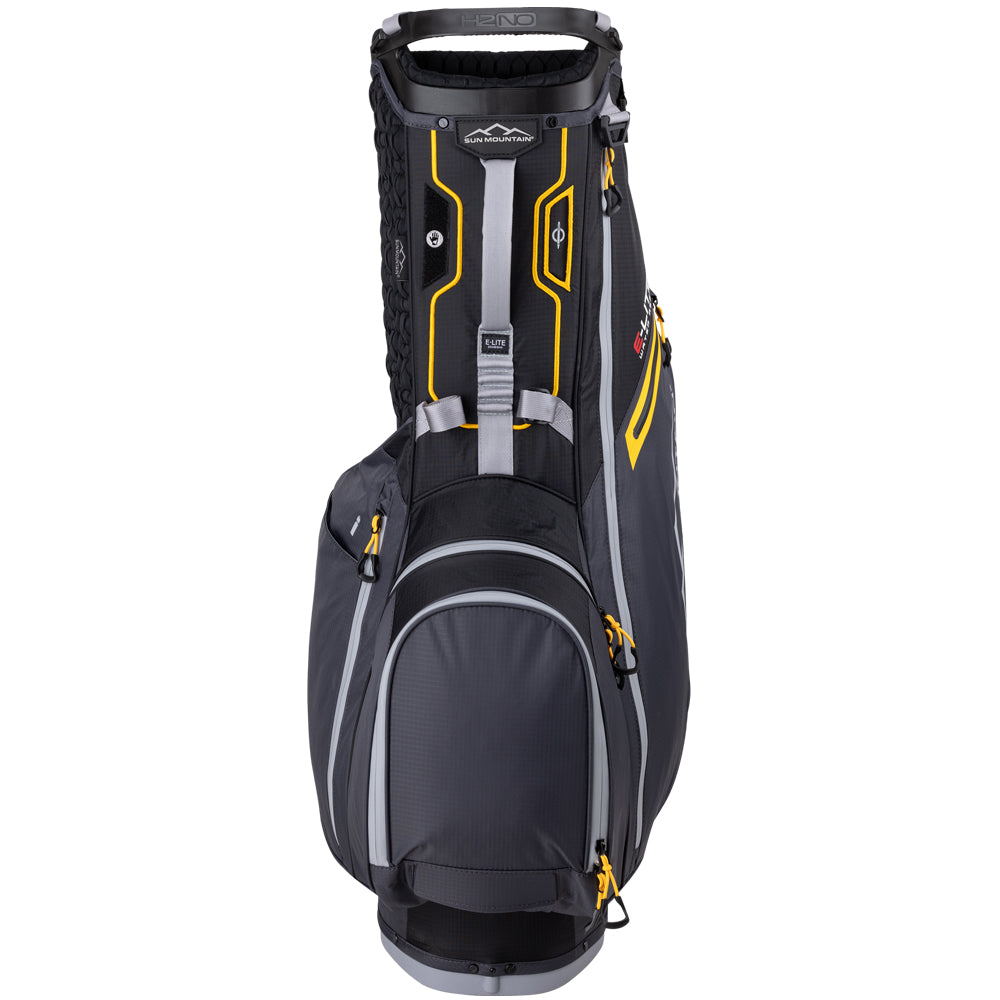 Sun Mountain E-LITE Stand Bag – Black/Steel/Gold