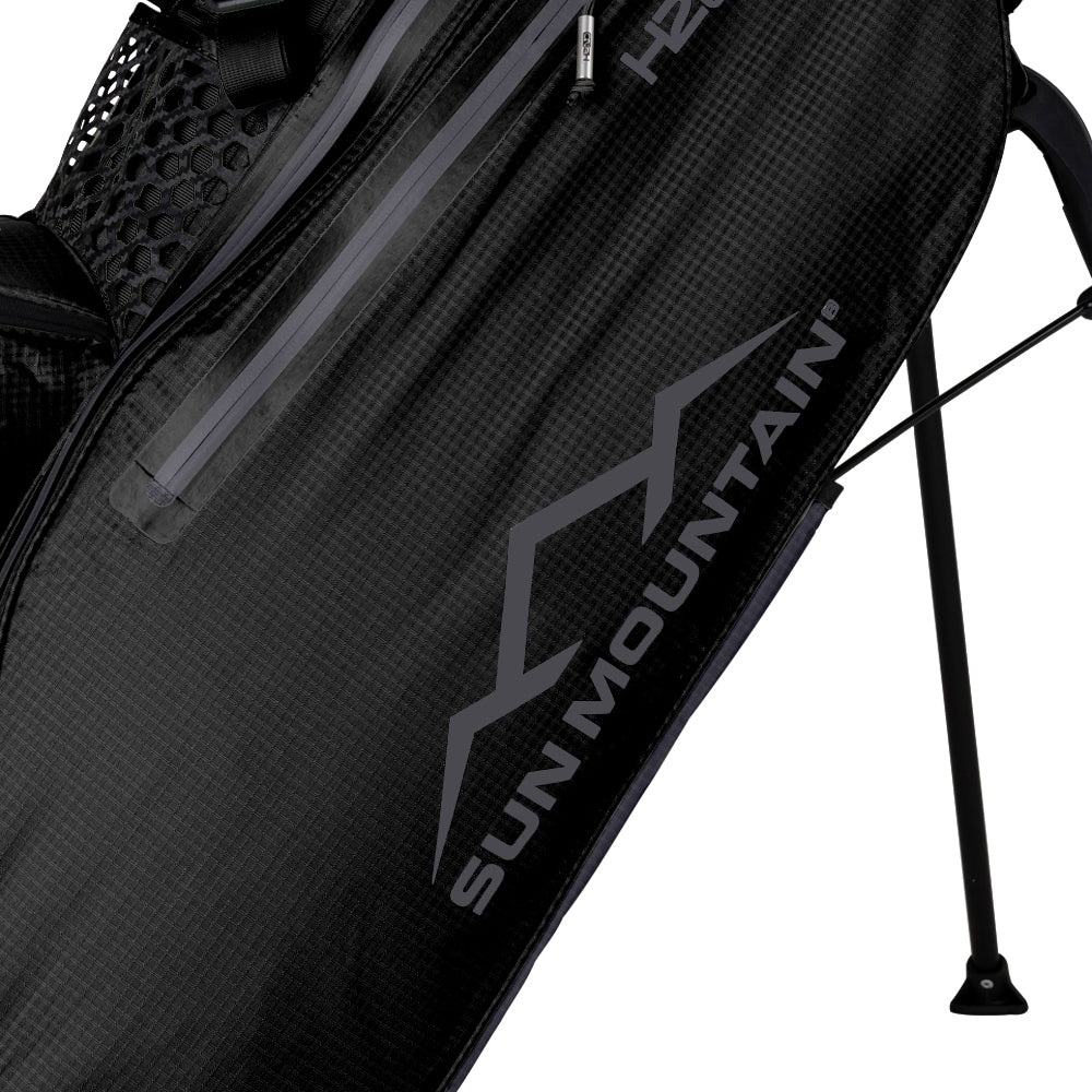 Sun Mountain H2NO 14-Way Lite Waterproof Stand Bag – Steel/Black