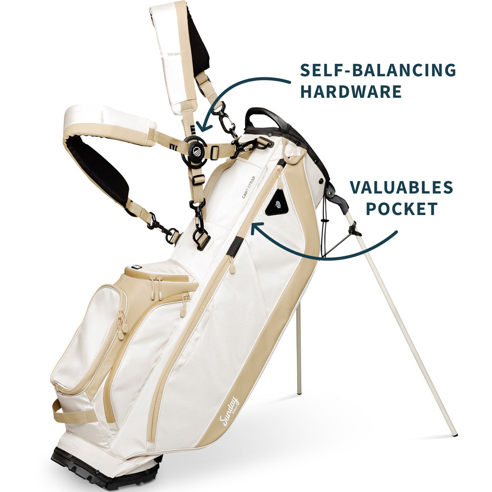 Sunday Golf Ryder ’23 Stand Bag  – Toasted Almond