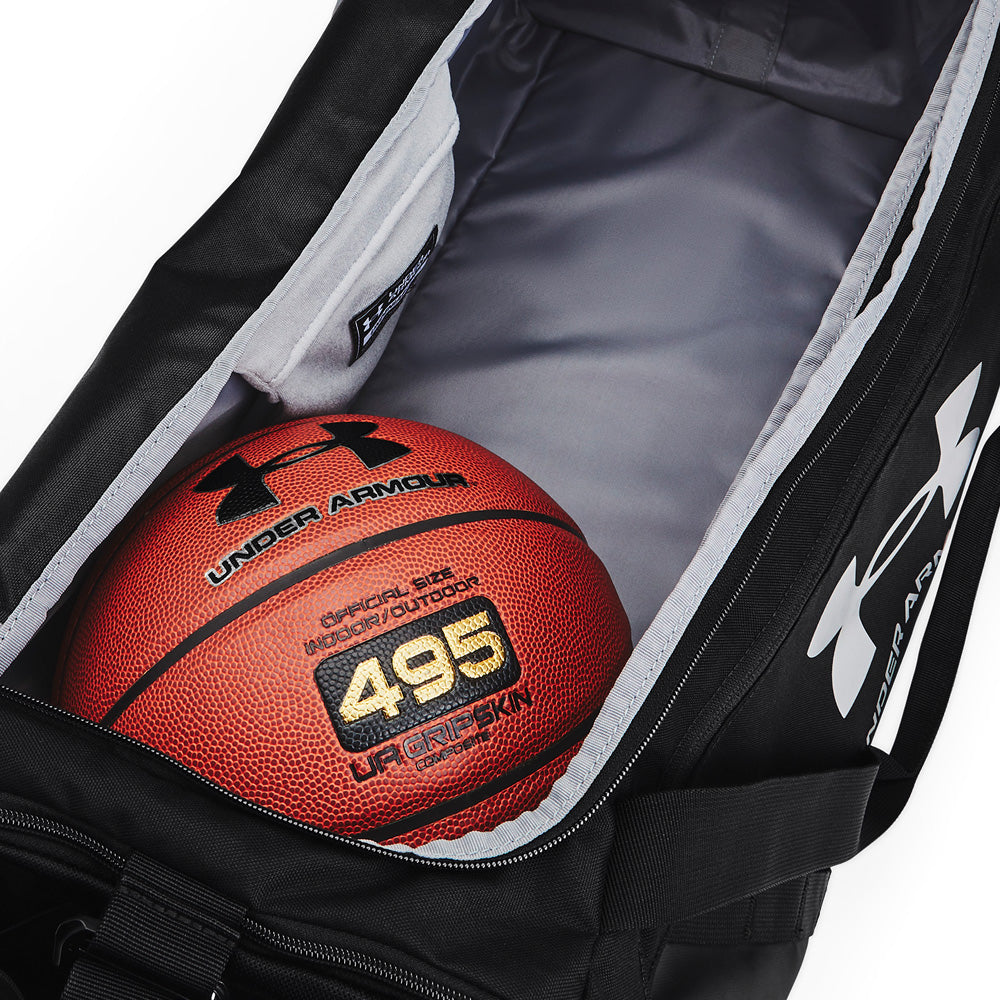 Under Armour Undeniable 5.0 Medium Duffle Bag – Black/Black/Metallic Silver