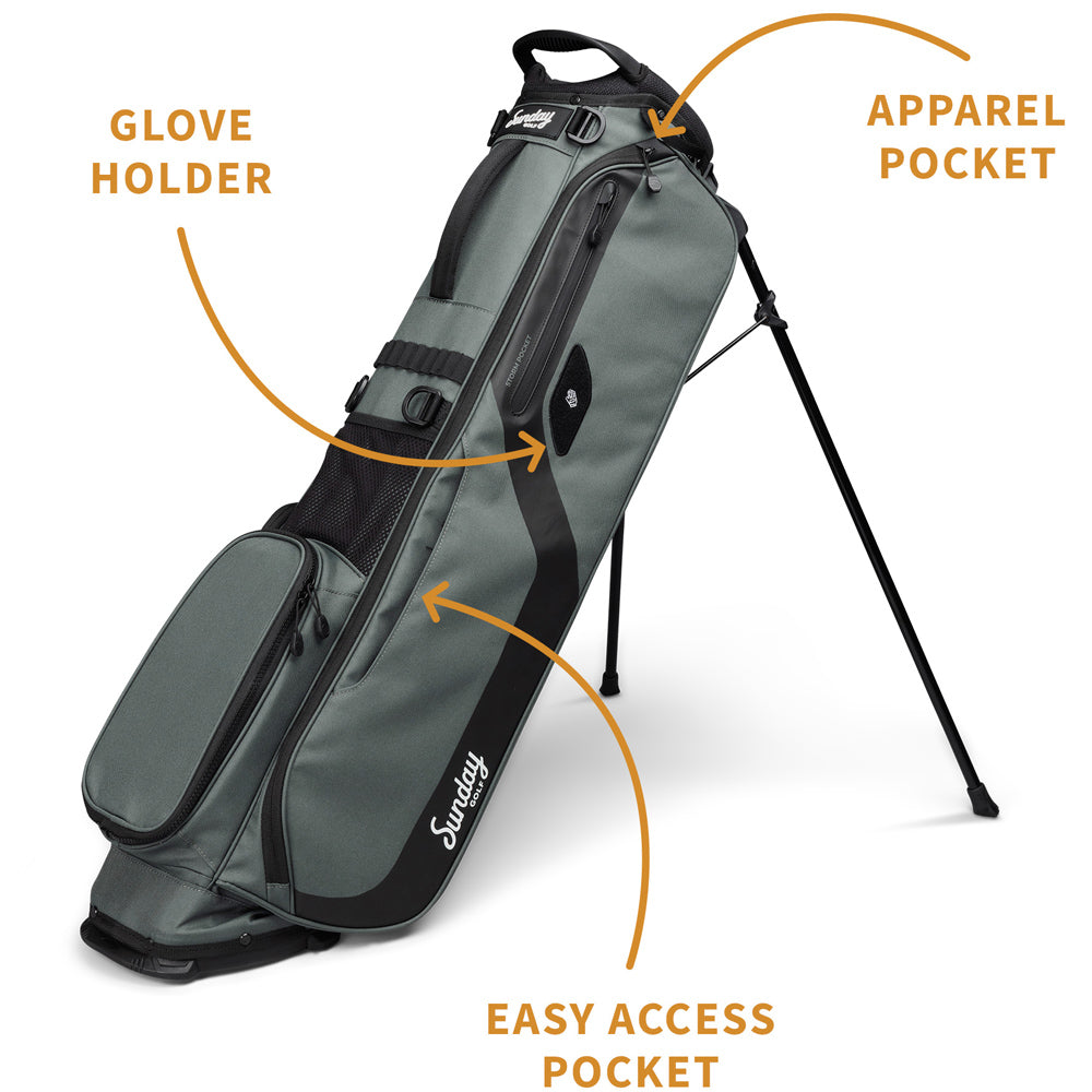 Sunday Golf El Camino Stand Bag – Midnight Green