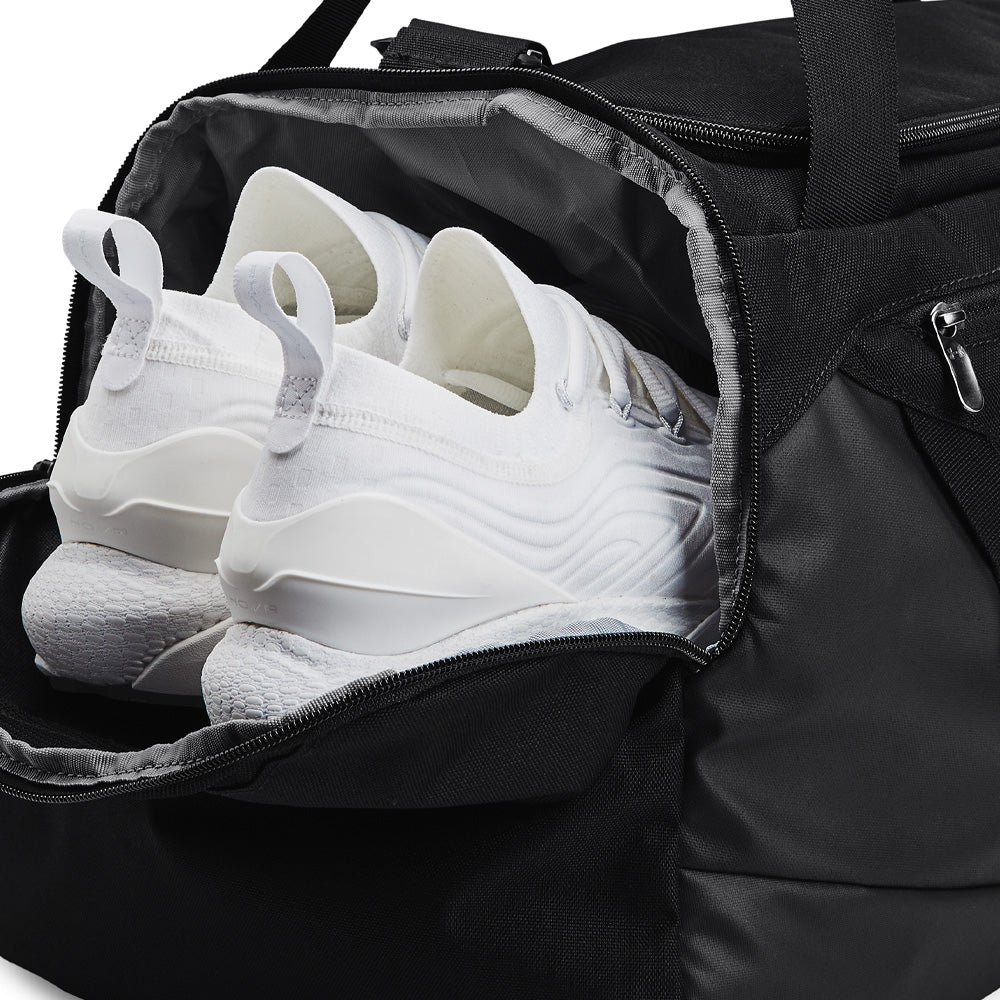 Under Armour Undeniable 5.0 Medium Duffle Bag – Black/Black/Metallic Silver