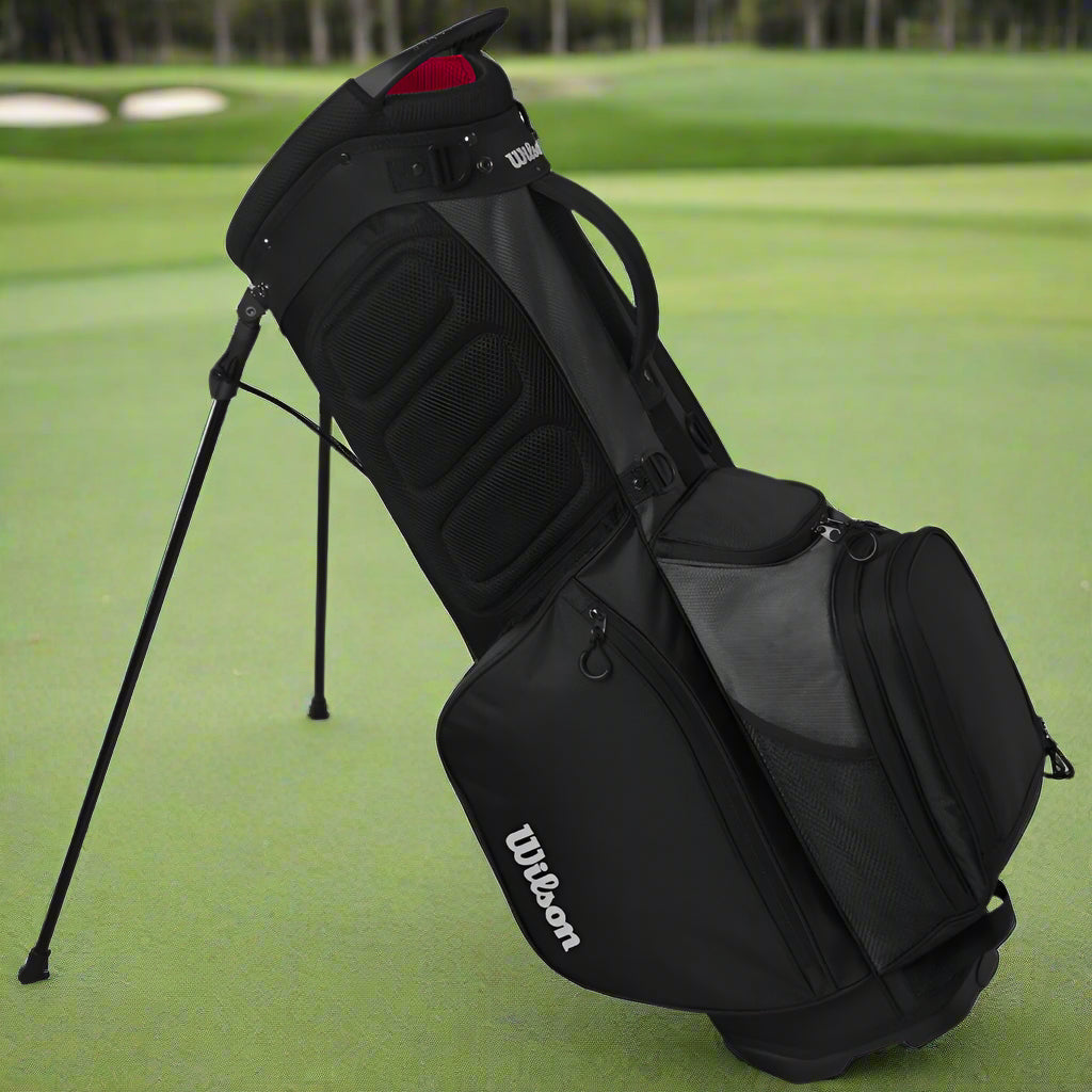 Wilson Feather Stand Bag – Black/Grey/Red