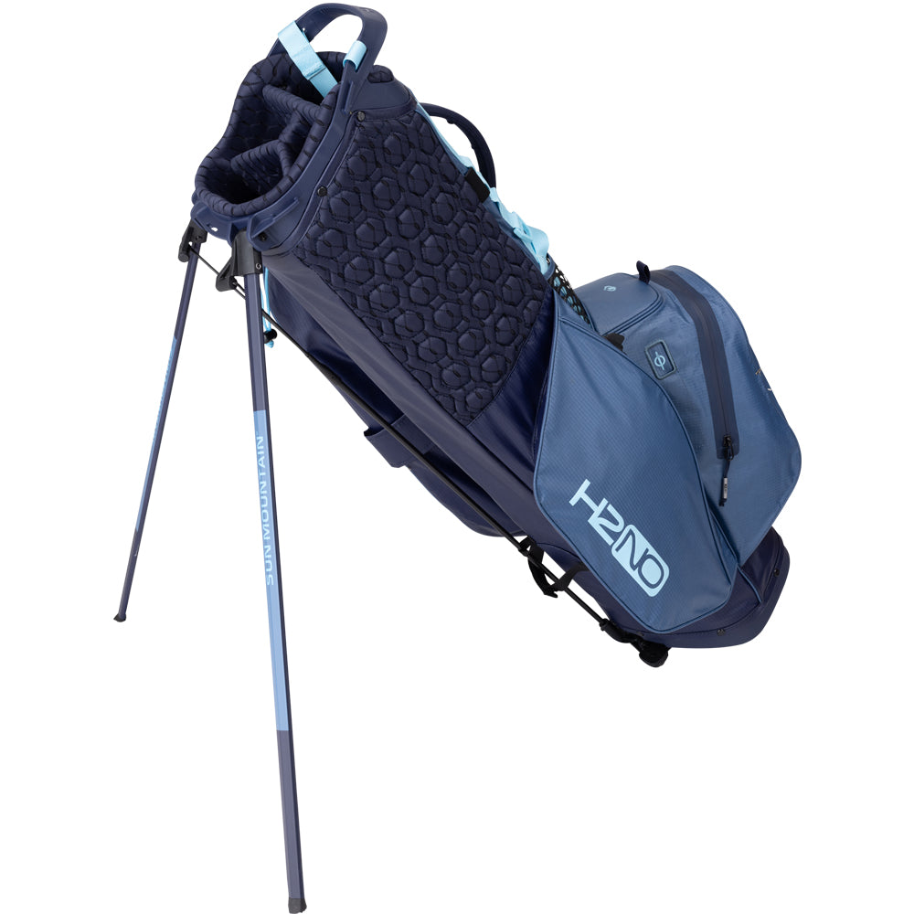 Sun Mountain H2NO Lite 4-Way Waterproof Stand Bag – Navy/Dusk/Breeze