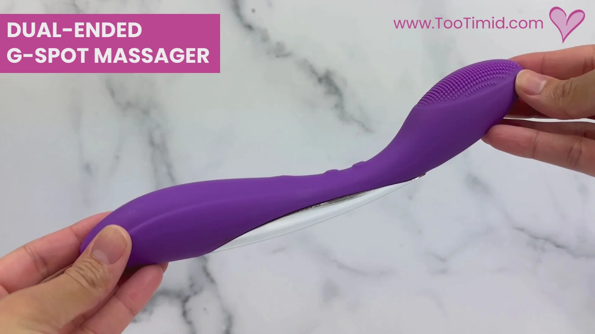 Dual-Ended Vibrating G-Spot Massager