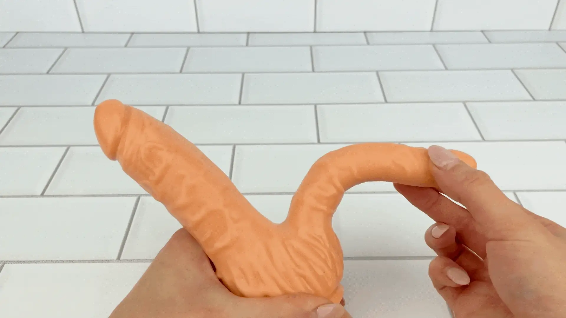 Clit Stimulating Dual Penetration Vibrating Dildo