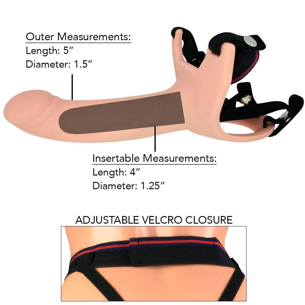 Silicone Hollow Strap-On To Enhance Your Erections (For Men With Mild E.D.)