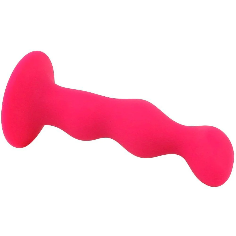Bulbed Silicone Booty Love Anal Plug - Strong Suction Cup Base!