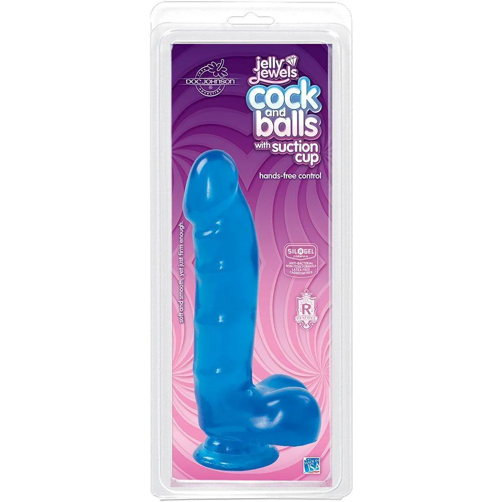 Jelly Cock & Balls Suction Cup