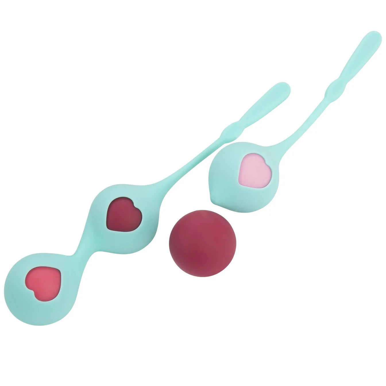 SORA Combination Duo Tone Kegel Ball and Pleasure Ball Exerciser Set