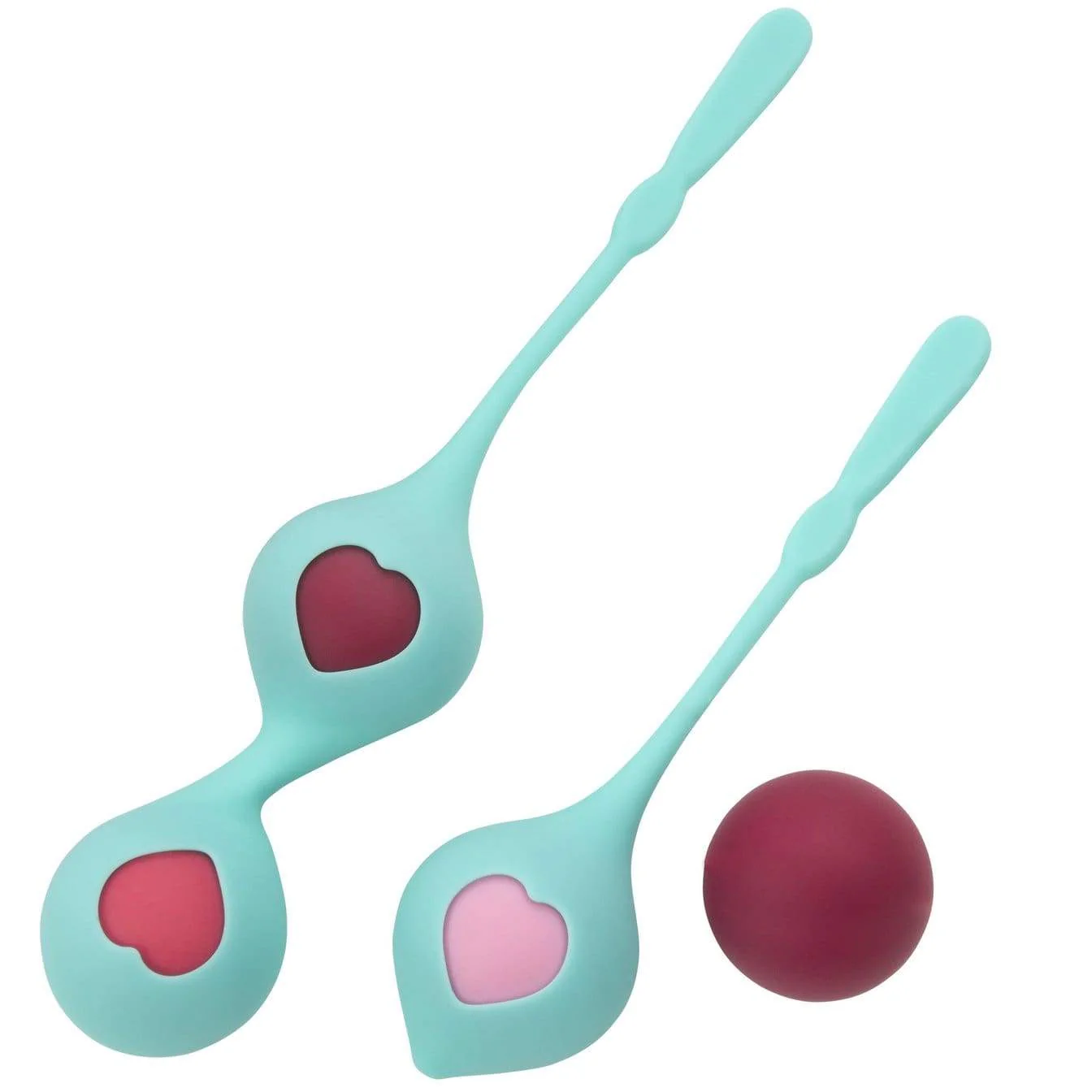 SORA Combination Duo Tone Kegel Ball and Pleasure Ball Exerciser Set