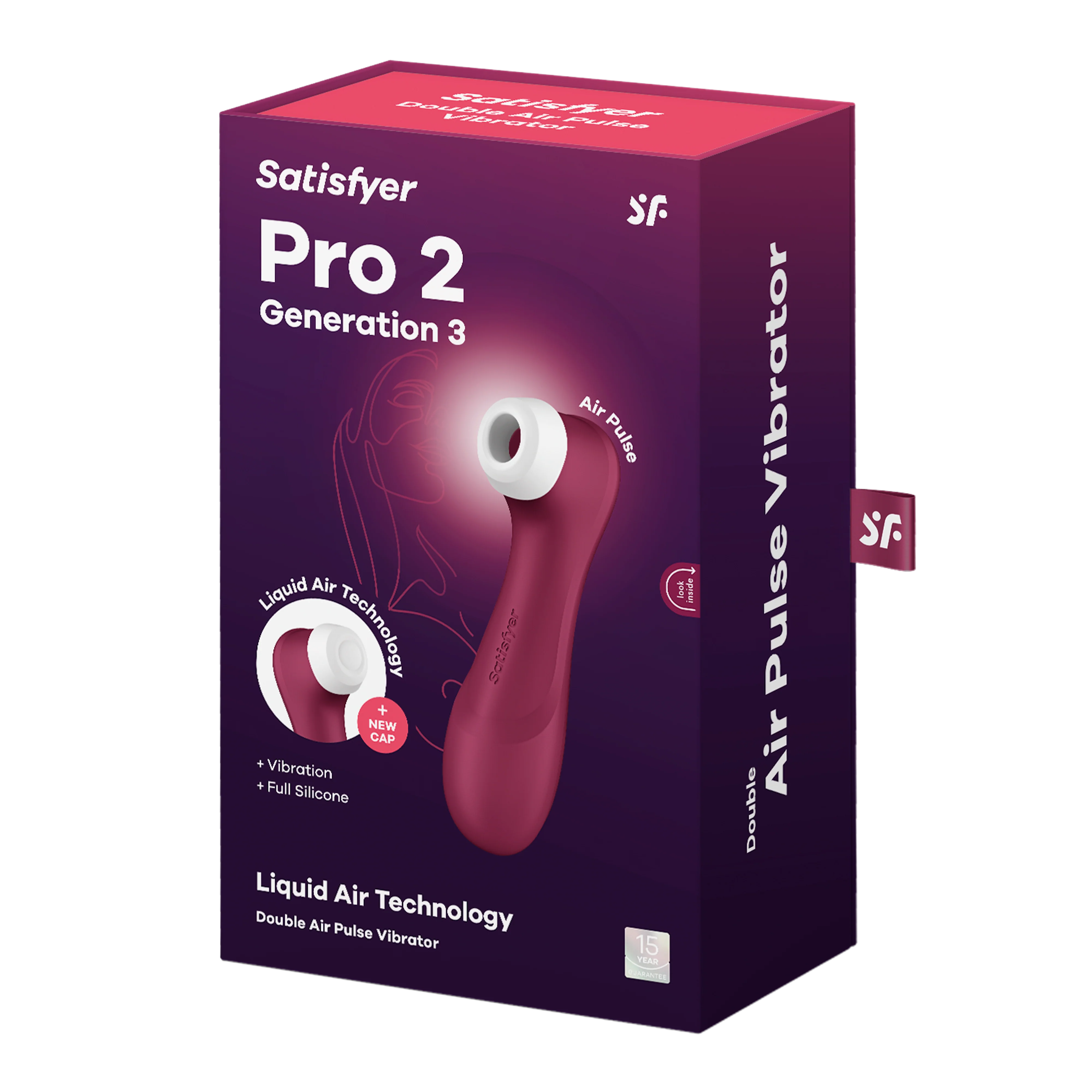 Satisfyer Pro 2 Liquid Air Technology Clitoral Stimulator With Bluetooth App
