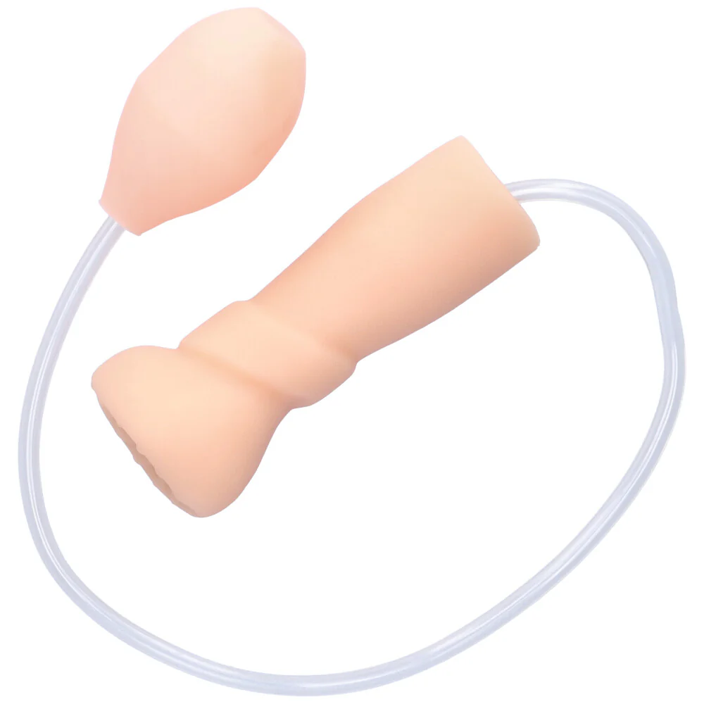 Real-Feel Throbbing Anal Stroker with Hand Air Pump