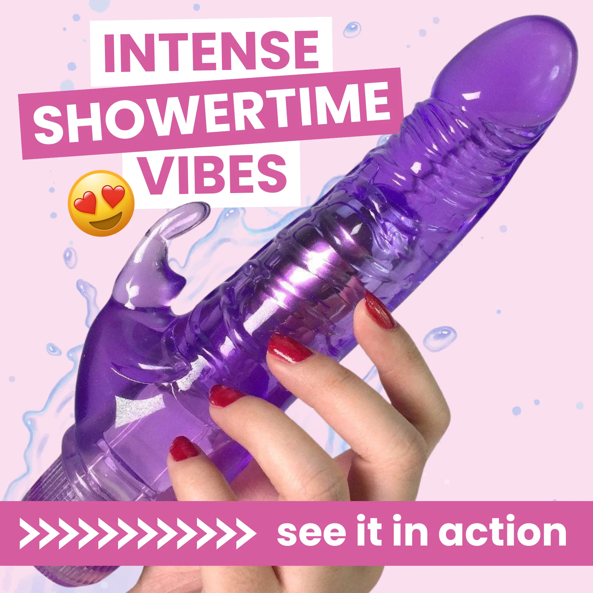 Abby's Thick Veined G-Spot Massaging Rabbit Vibe