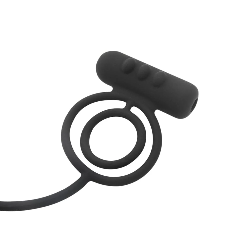 Dual Vibrating Cock Ring & Butt Plug Combo