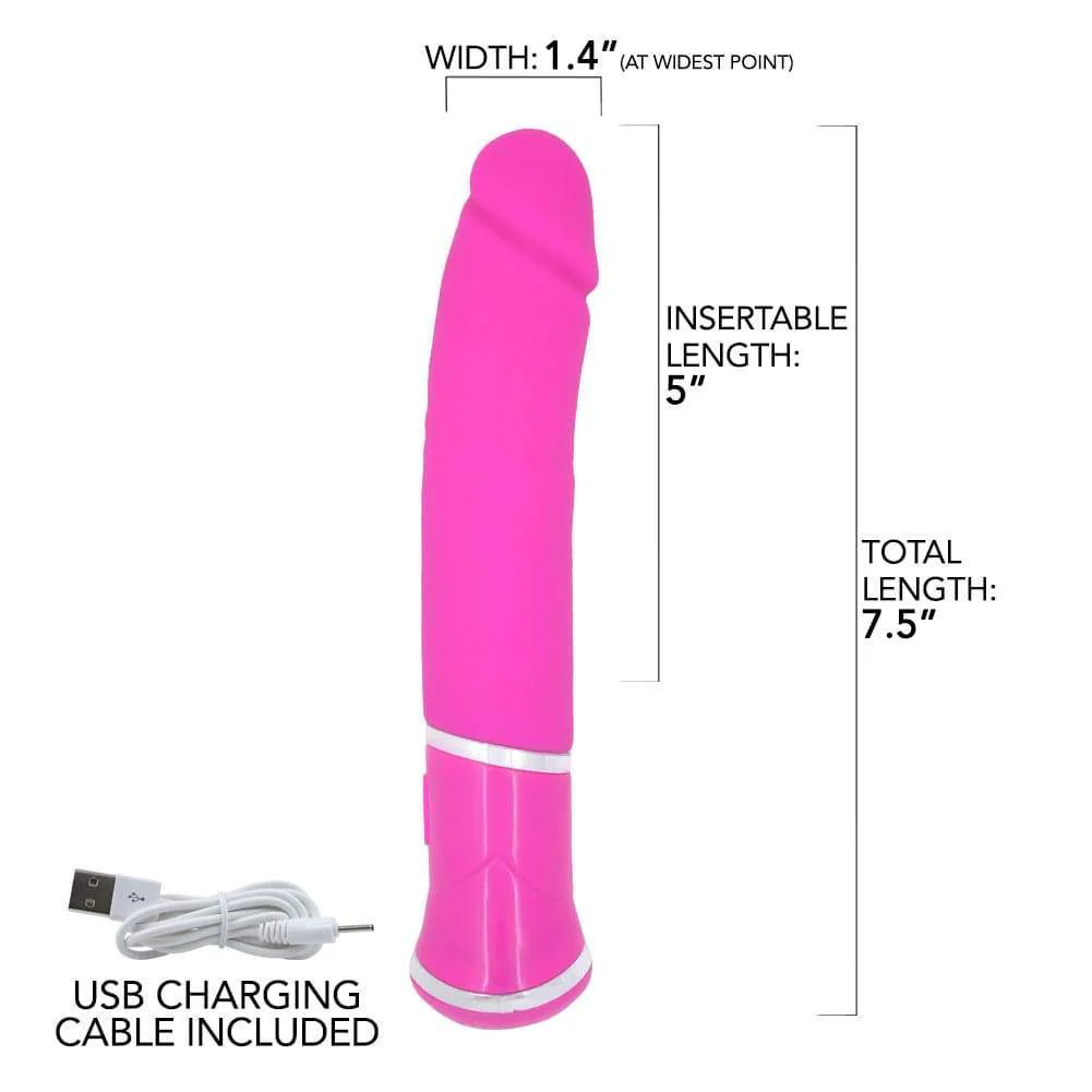 Silicone Rechargeable Realistic Vibrator