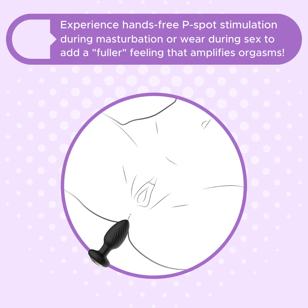 THE RIMMER Wireless Rotating & Rim Job Silicone Anal Plug