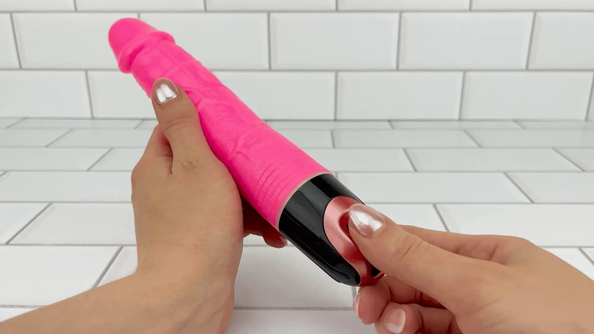 9.5 Inch Long Veined Power Dildo