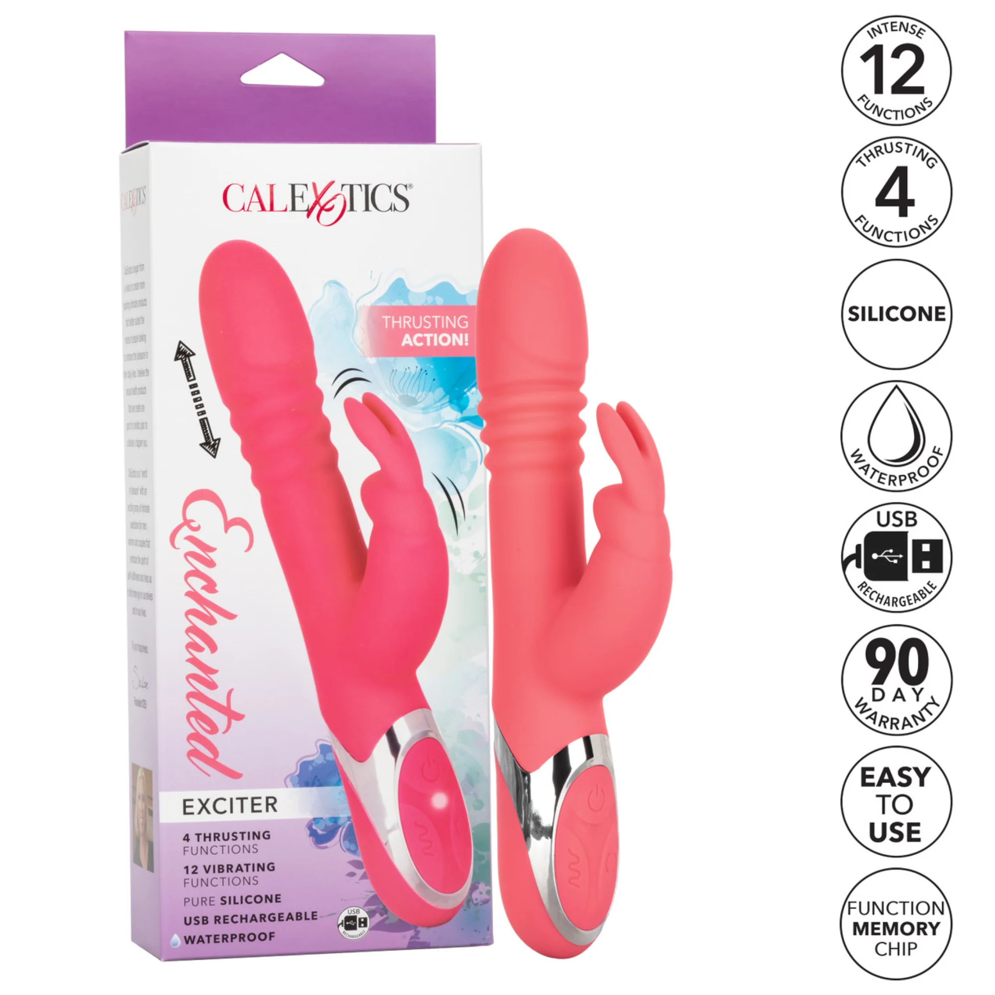 Enchanted Exciter Thrusting Rabbit Vibrator