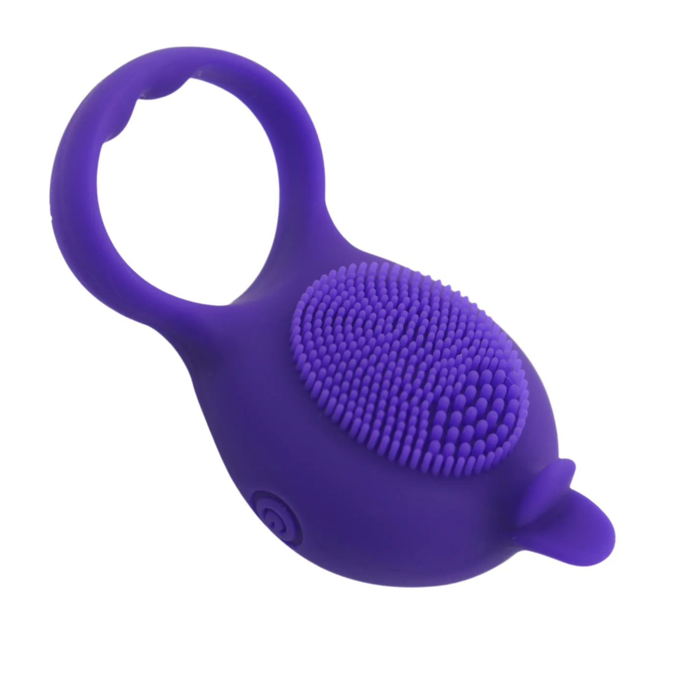 Silicone Clit Stimulating Vibrating Cock Ring For Couples