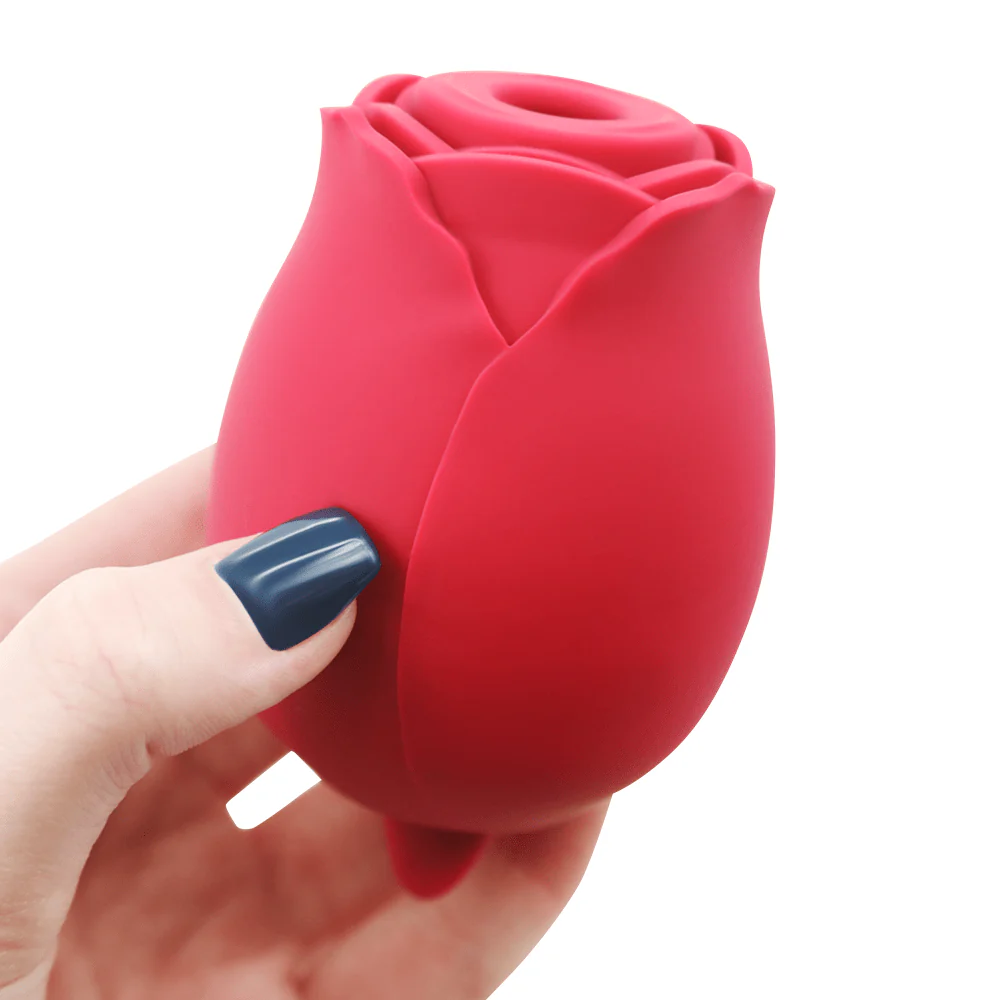 The Rose Vibrator | Duo Flickering Tongue Licker & Clitoral Air Vibrator