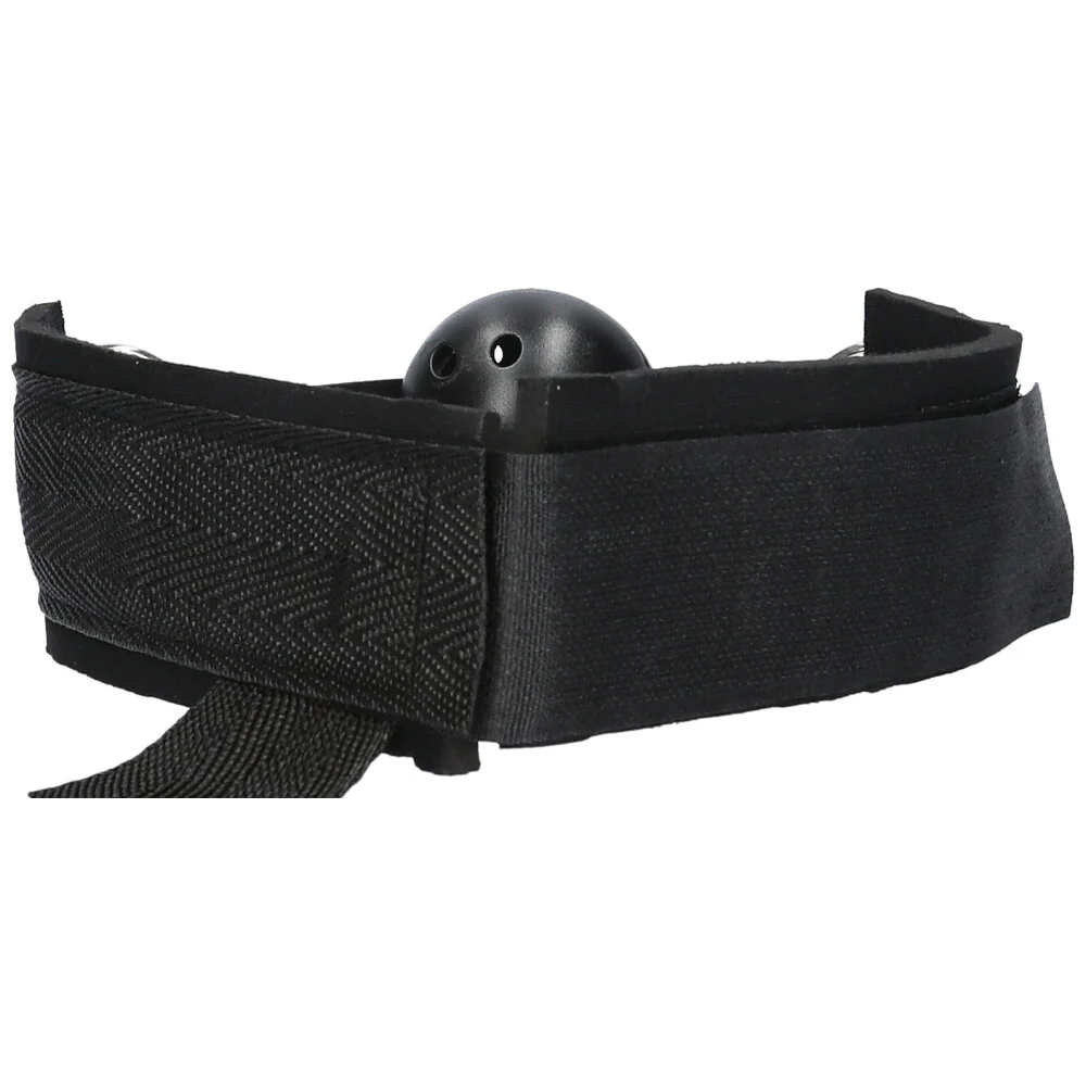 Bondage Restraints with Ball Gag and Cuffs