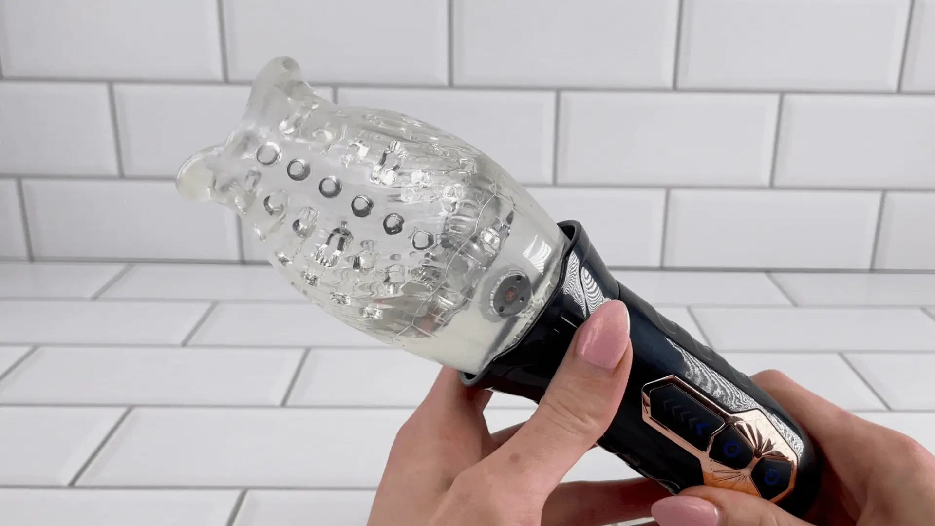 THE THRILLER Rotating Male Rose Blowjob Masturbator