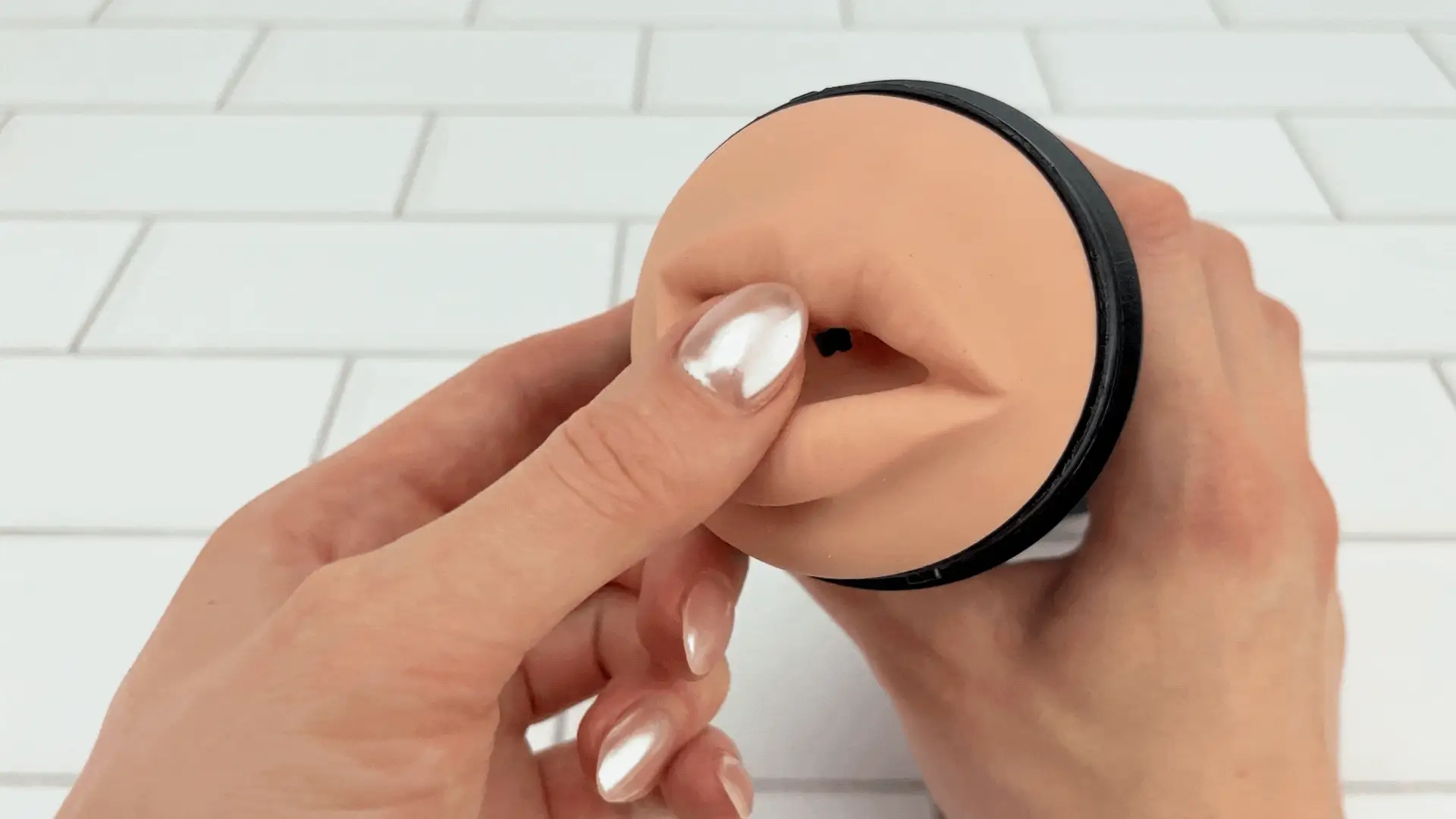 Realistic Double-Ended Stroker - Tight Pussy & Ass or BJ & Pussy Stroker!