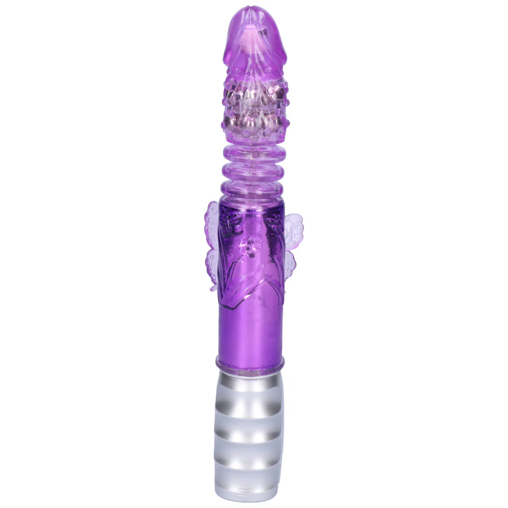 Aura Butterfly Thrusting & Rotating Dual-Action Vibrator