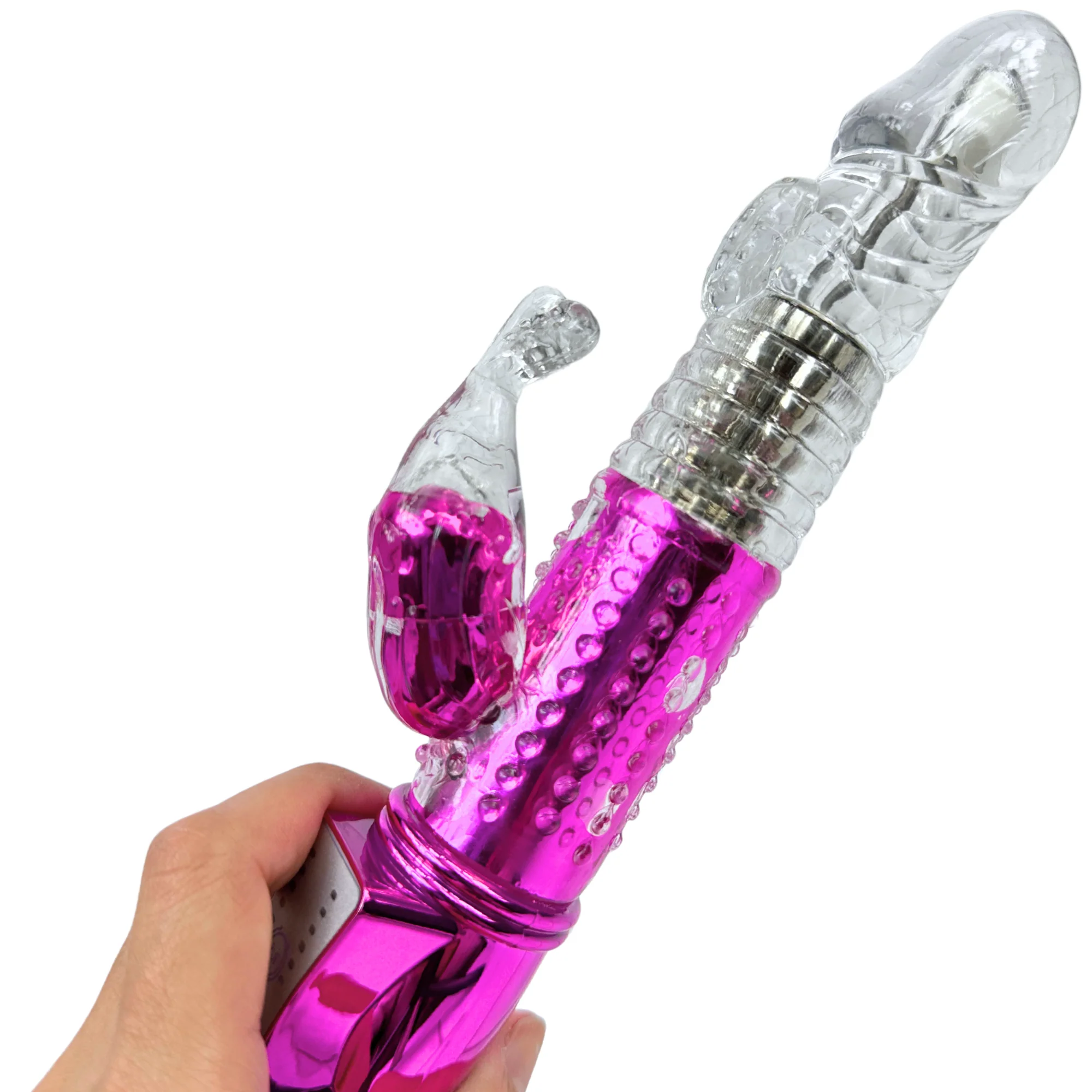 Rotating Dual-Action Vibrator
