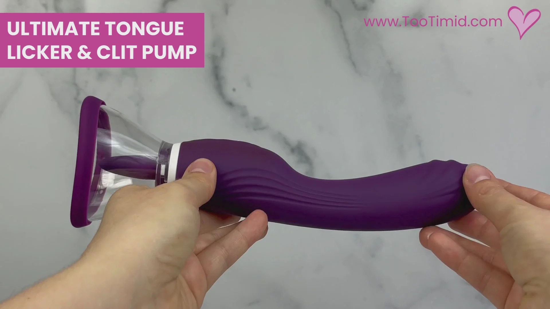 Ultimate Tongue Licker - Powerful Dual-Ended Vibrator & Sucking Tongue!