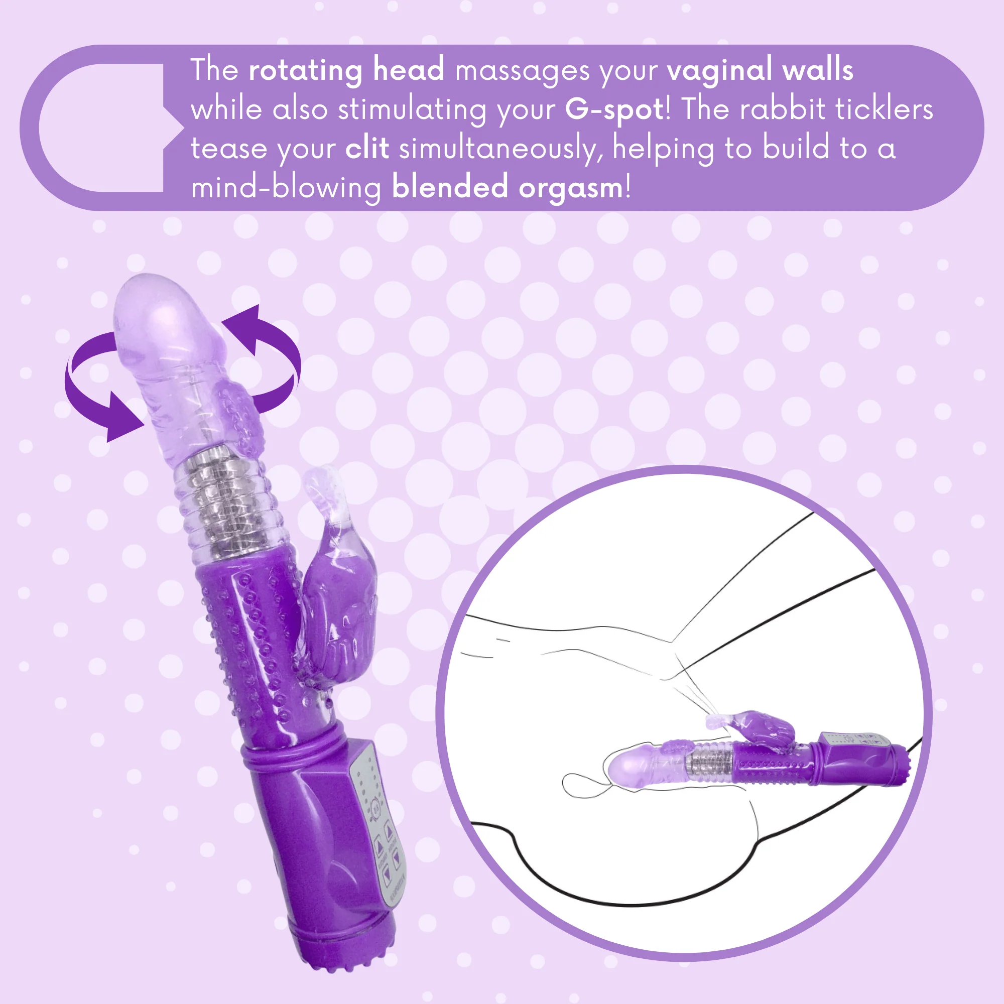 Ribbed Rotating Rabbit Vibe