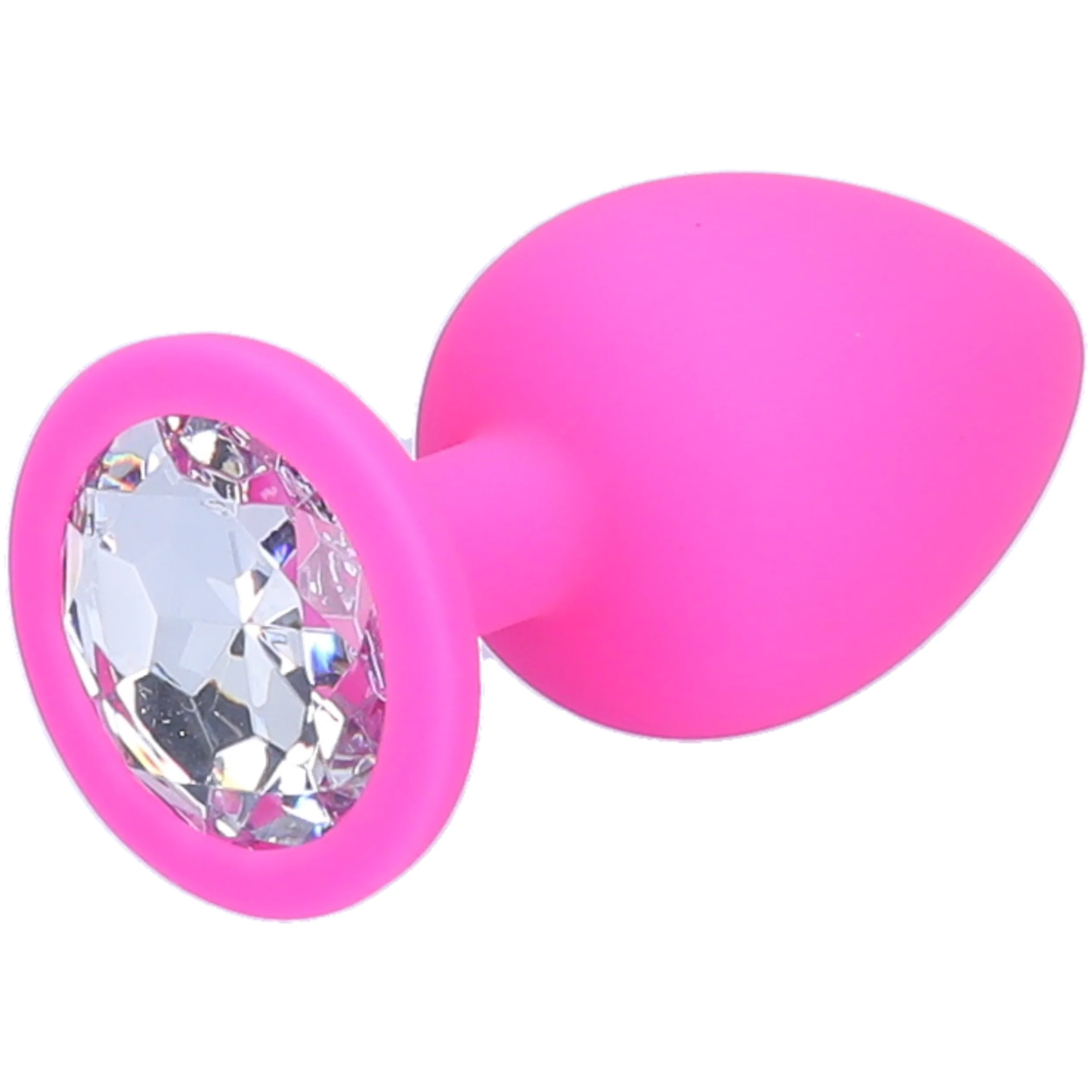 Silicone Jeweled Anal Plug - Available In 3 Sizes!