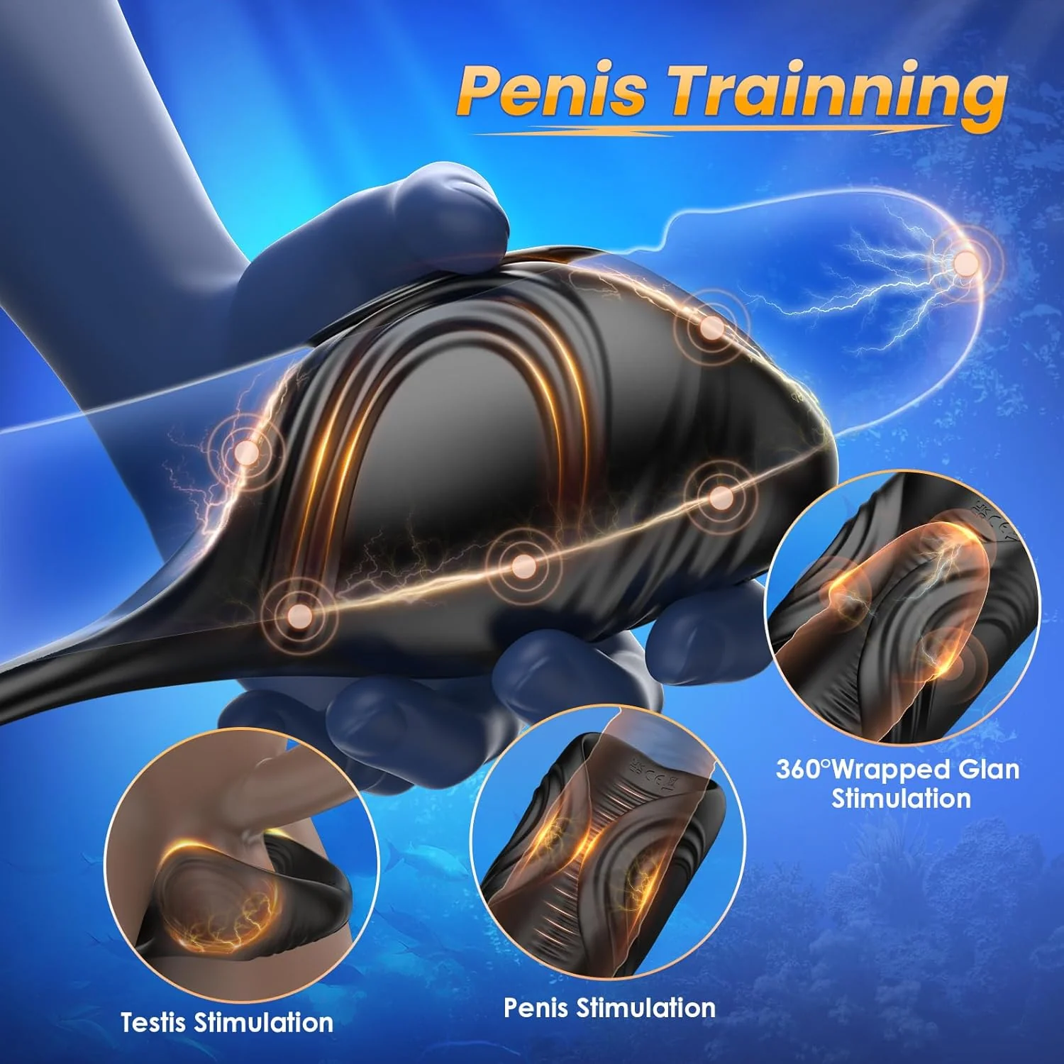 Penis Wrapped Training Made Hot Manta Ray Shaped Sitting Vibrator, Anal Teasing Ride
