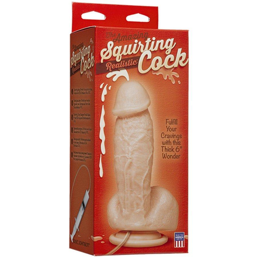 The Amazing Squirting Realistic Cock