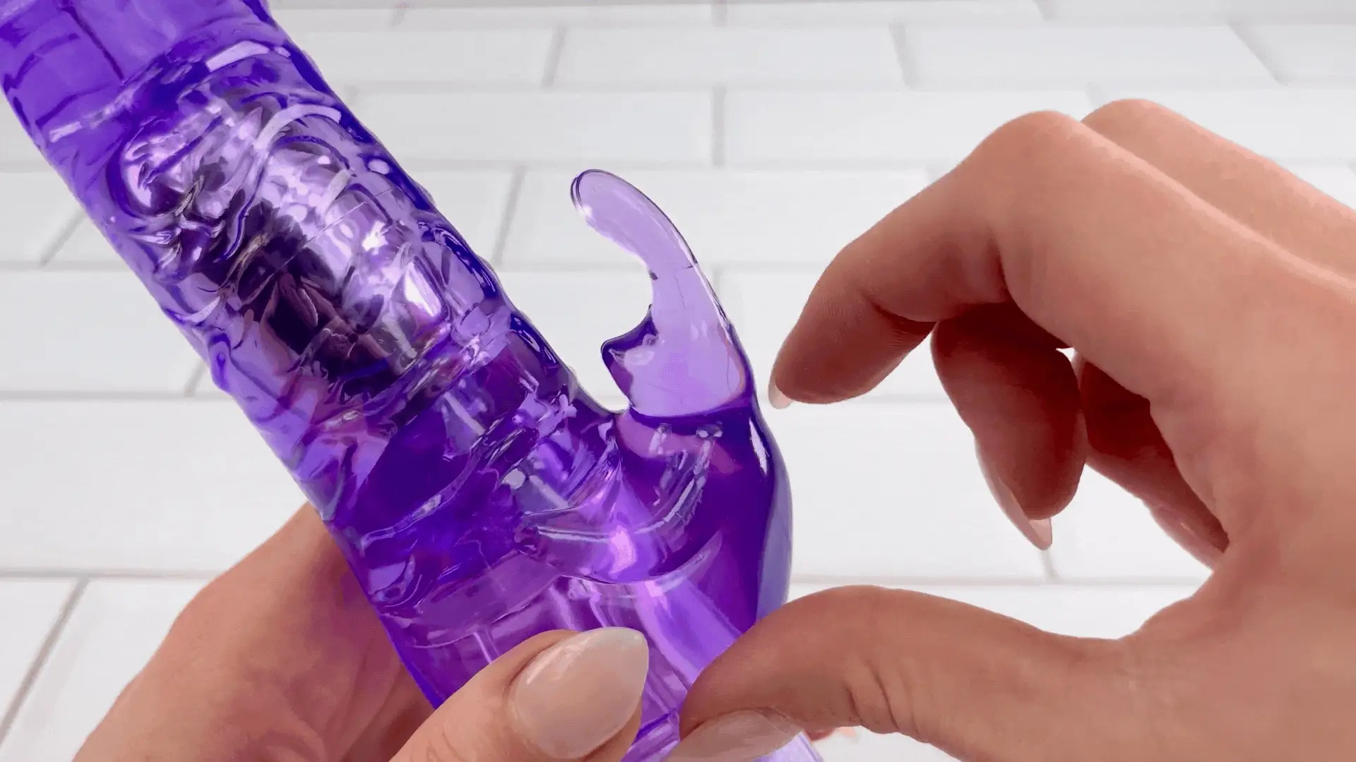 Abby's Thick Veined G-Spot Massaging Rabbit Vibe