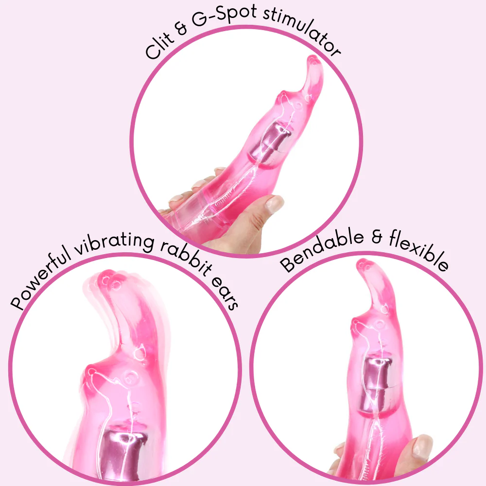 Power Rabbit Vibe with Clit Stimulating Bunny Ears