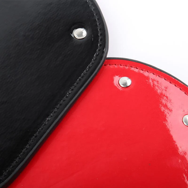 Dual Sided Leather Studded Spanking Paddle